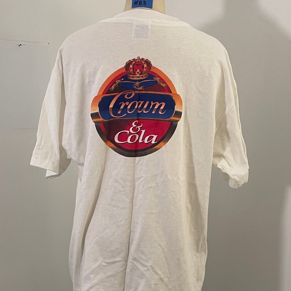 Crown & Cola CROWN ROYAL Vintage Single Stitch T-Shirt, Large